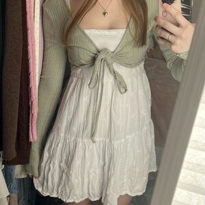 American eagle White Floral Lace Mini Deess